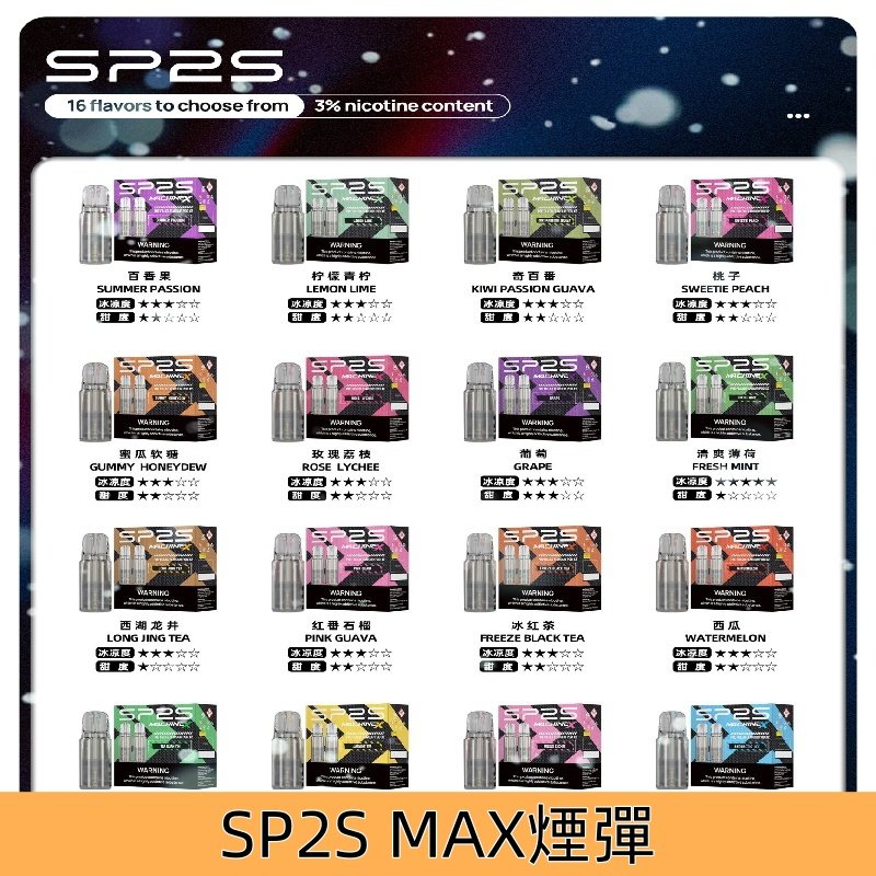 SP2S Max煙彈 適配SP2MAX主機 1盒2顆裝