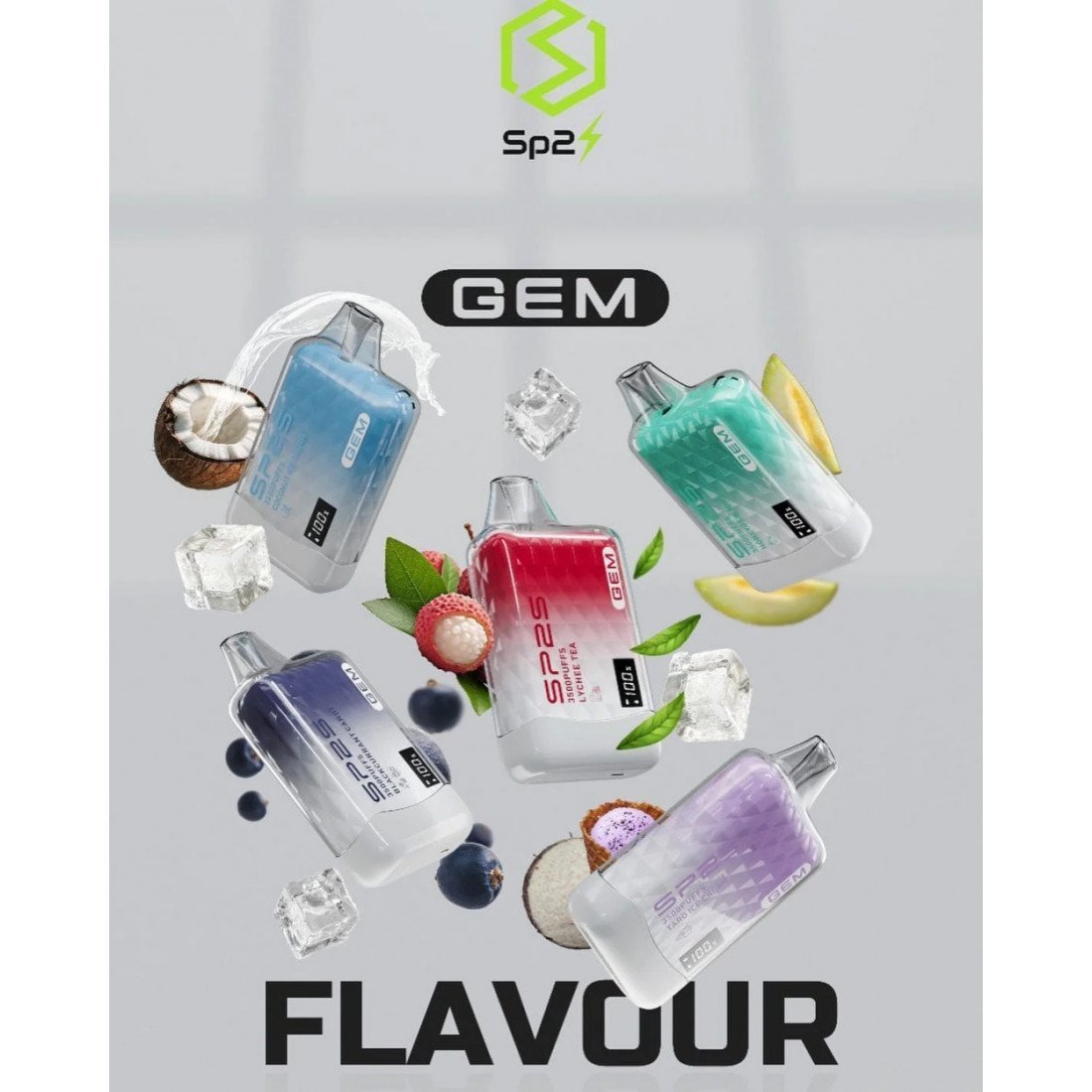 SP2S9000口拋棄式 SP2GEM9000puffs一次性電子煙:圖片 2