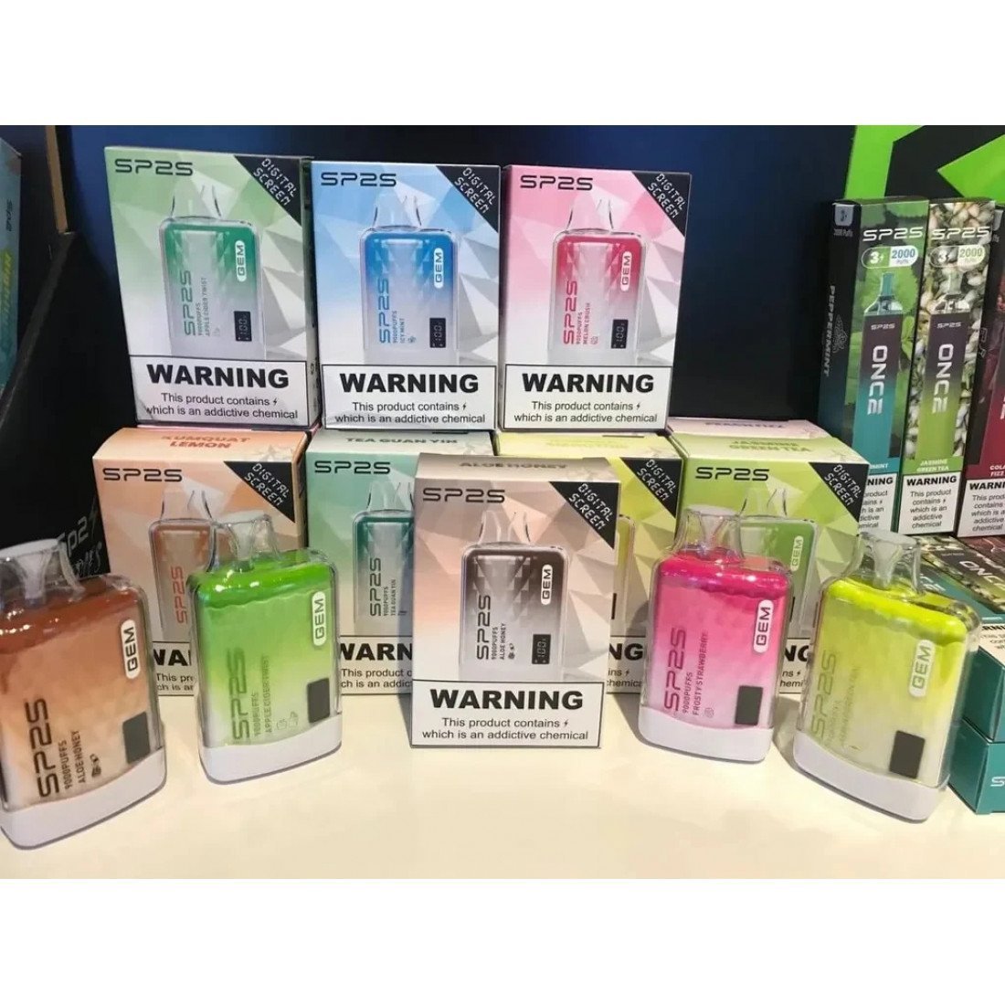 SP2S9000口拋棄式 SP2GEM9000puffs一次性電子煙:圖片 3