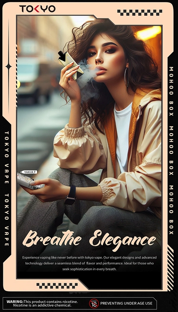 東京魔盒電子煙主機-淺茶微棕展示圖